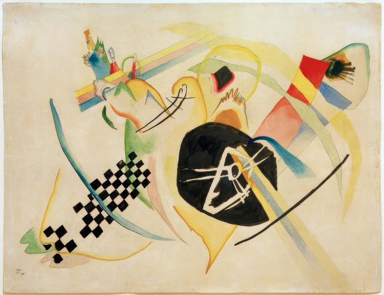Boceto para Sobre blanco I de Wassily Kandinsky