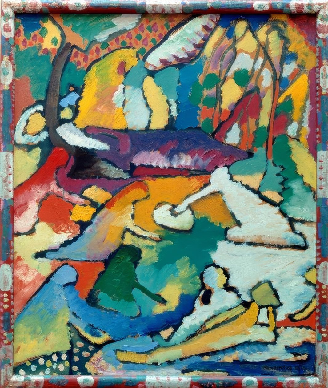 Fragmento para composición II | Wassily Kandinsky