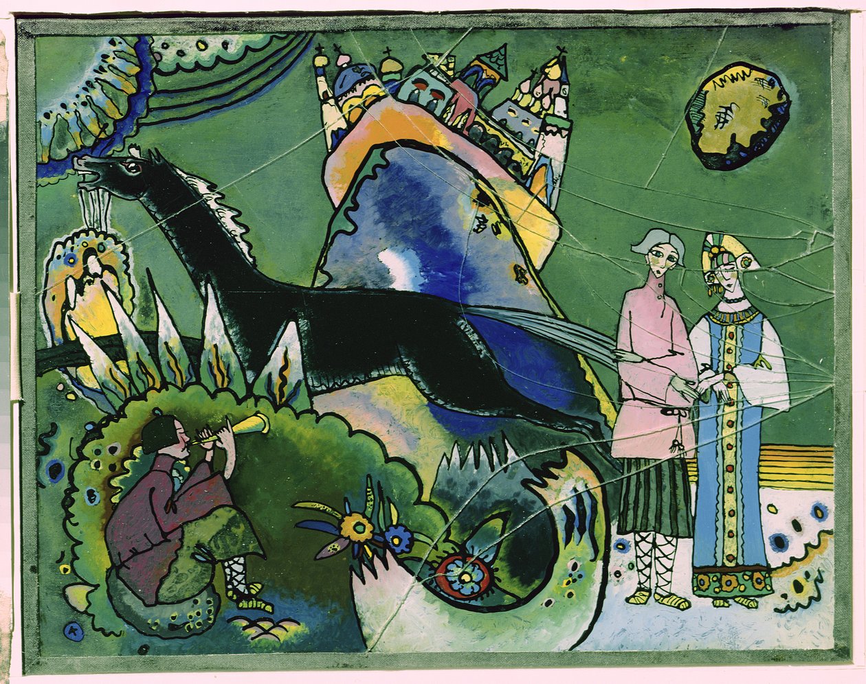 Nube dorada de Wassily Kandinsky