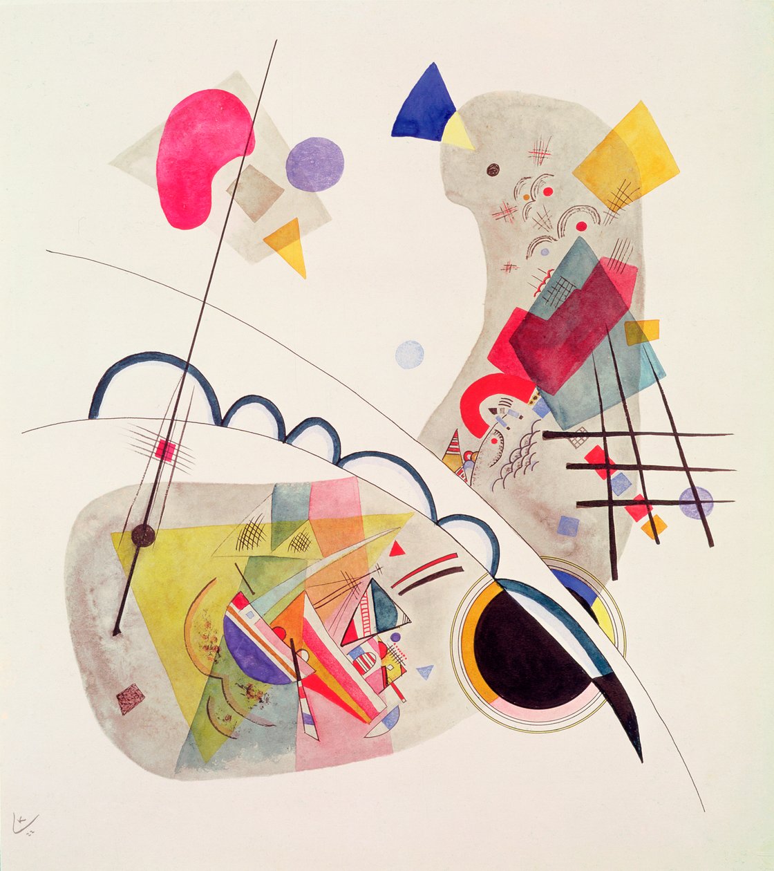 Grave Forme, 1922 de Wassily Kandinsky