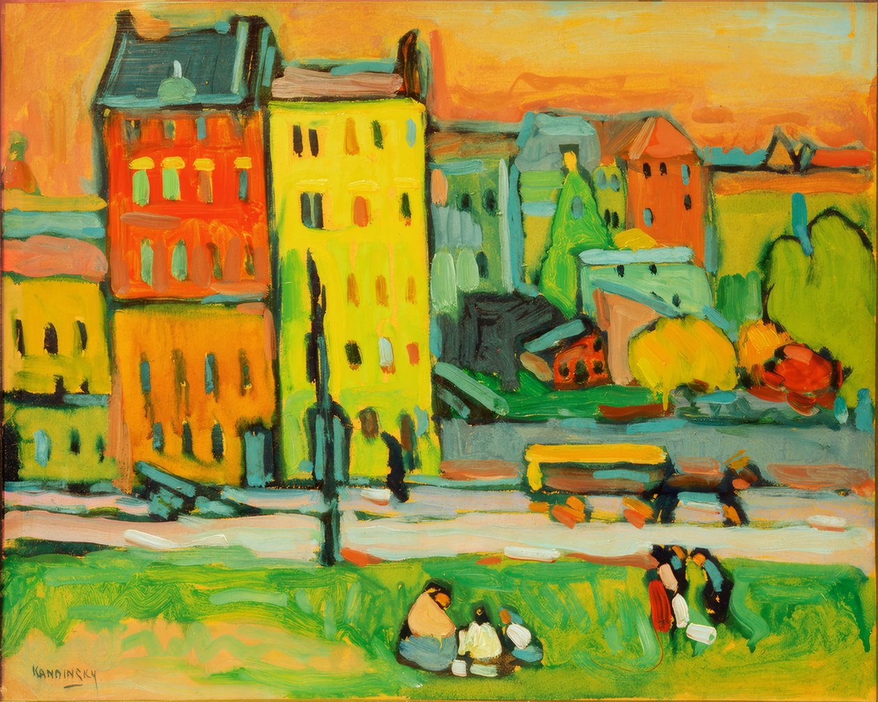 Casas en Múnich de Wassily Kandinsky