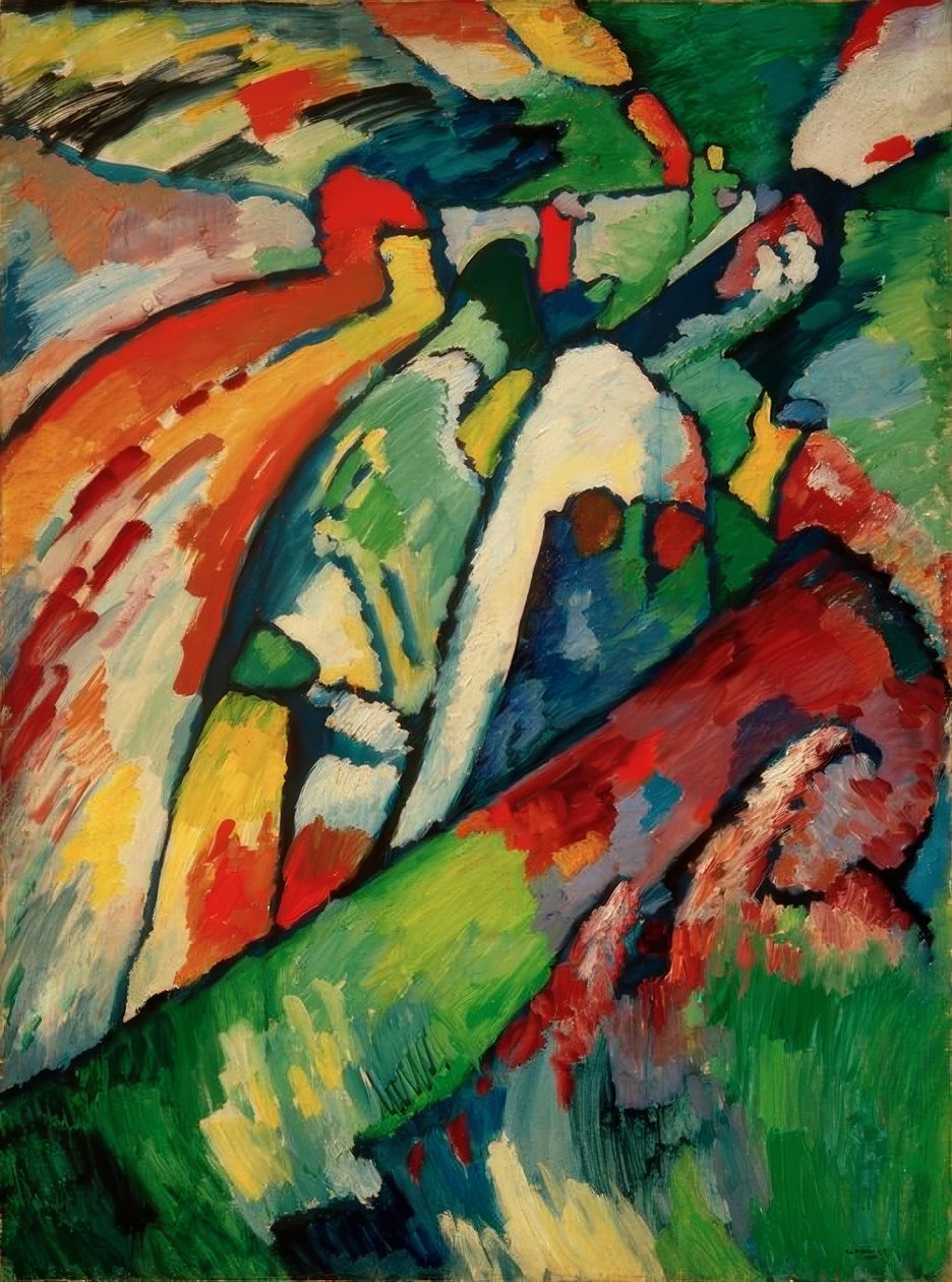 Improvisación 7 (Tormenta) de Wassily Kandinsky