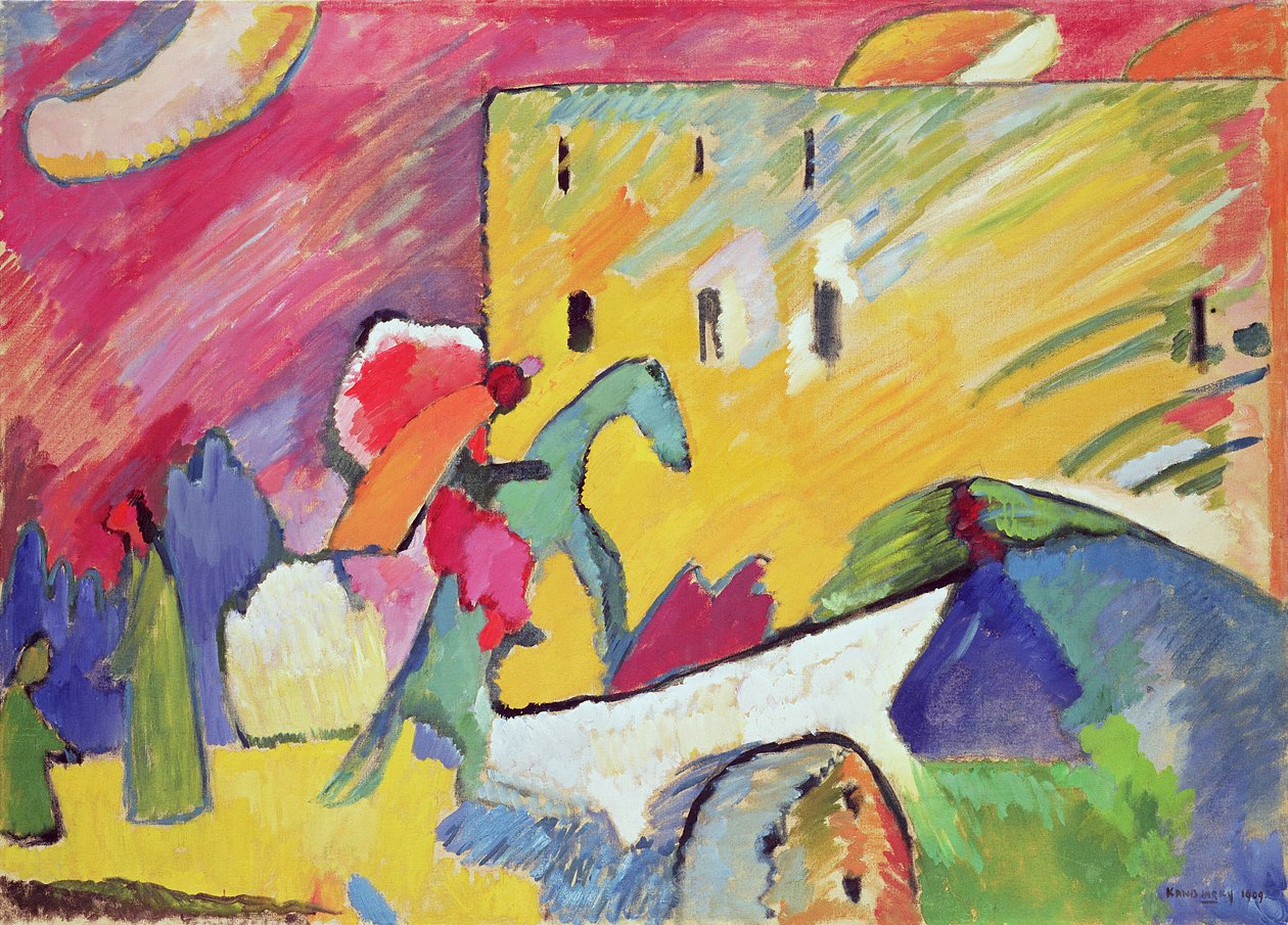 Improvisación III, 1909 de Wassily Kandinsky