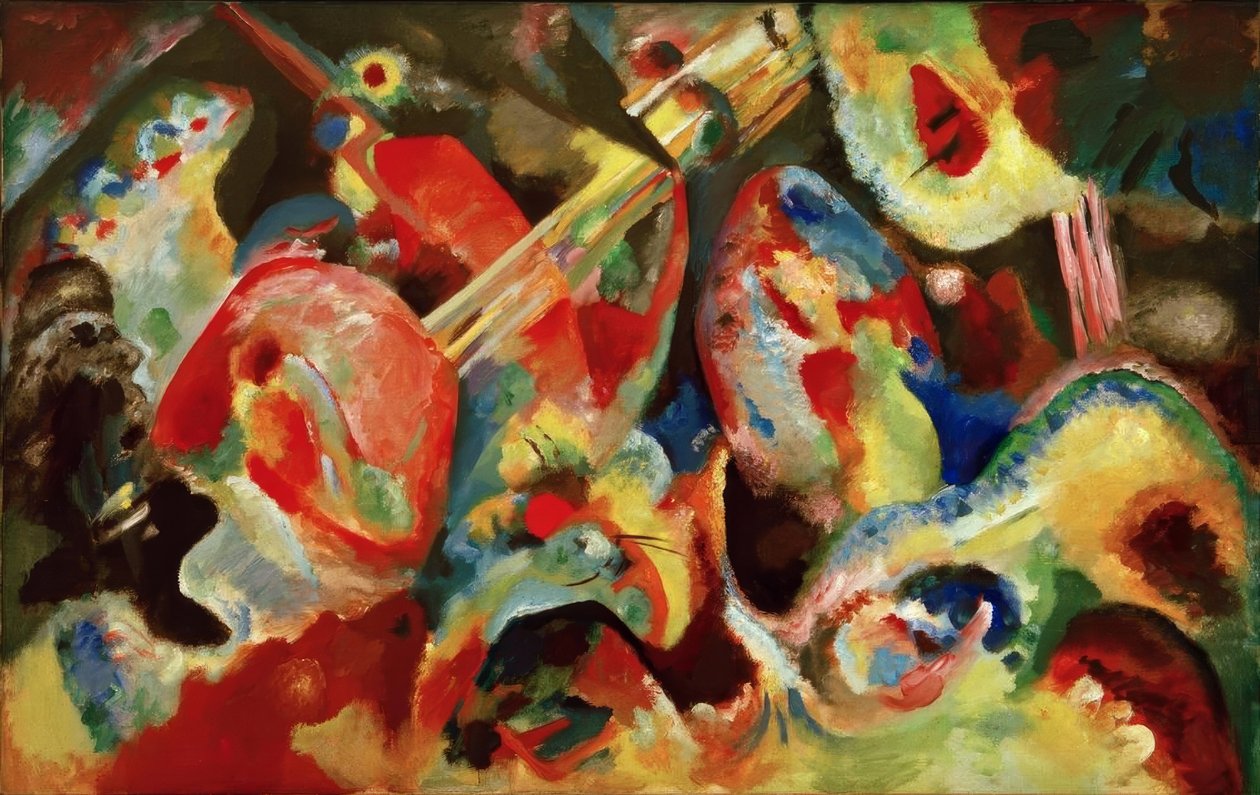 Improvisación diluvio de Wassily Kandinsky