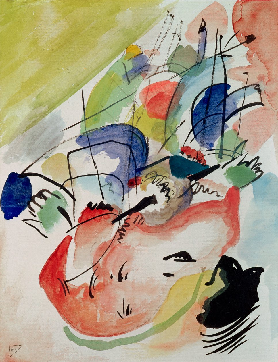 Improvisación XXXI, 1913 de Wassily Kandinsky
