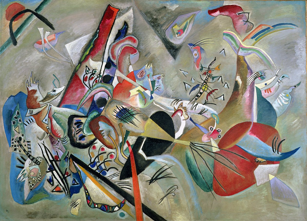 En el gris, 1919 de Wassily Kandinsky