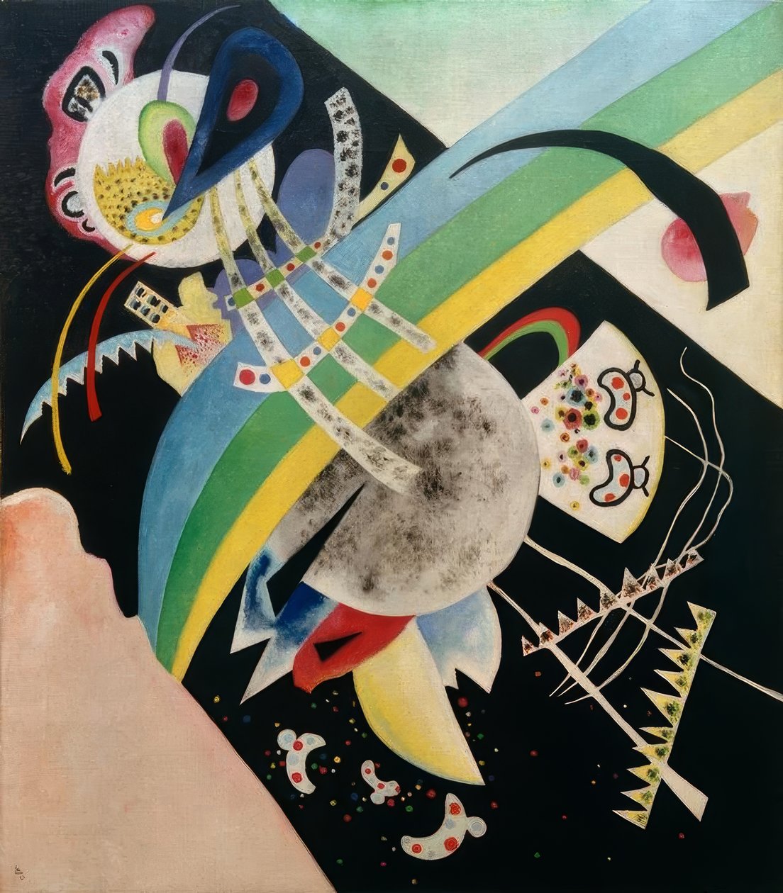 Círculos en negro de Wassily Kandinsky