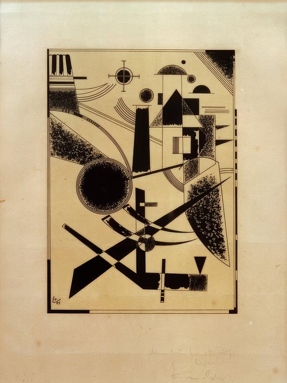 Litografía No III de Wassily Kandinsky