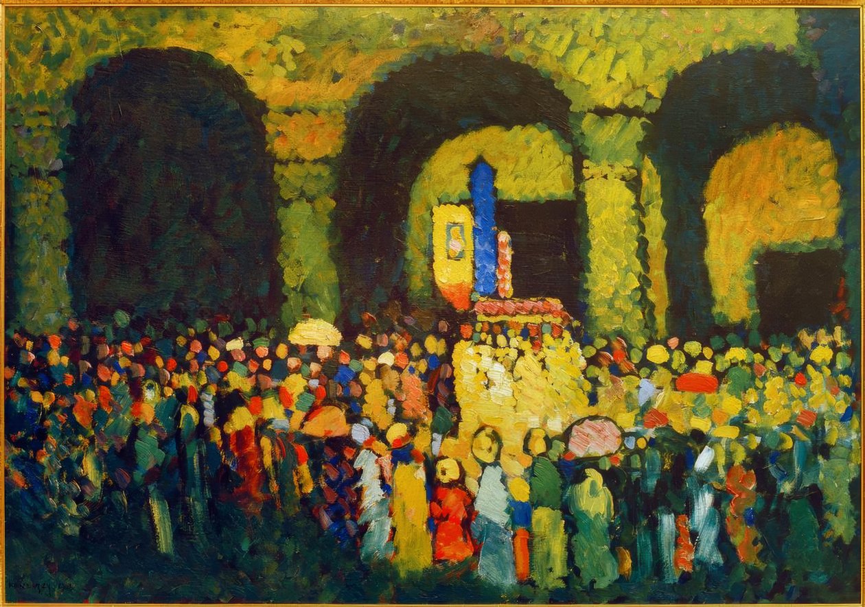 Iglesia de San Luis en Múnich de Wassily Kandinsky