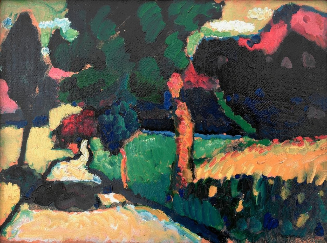 Murnau – Paisaje de verano de Wassily Kandinsky