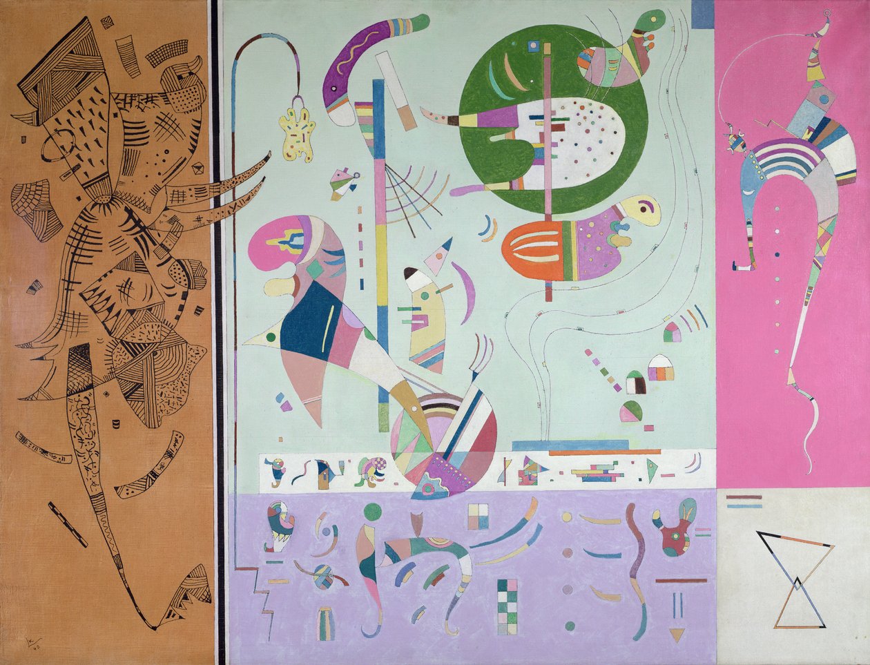 Parties diverses, 1940 de Wassily Kandinsky