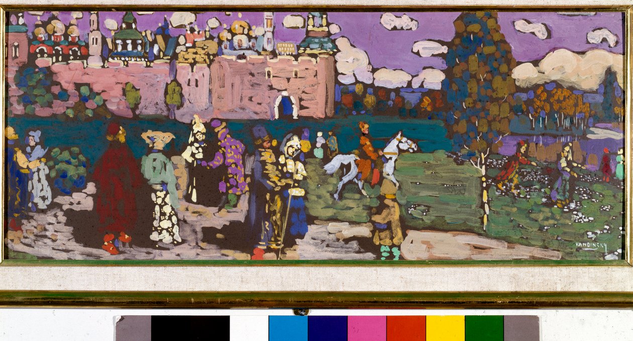 Escena Rusa de Wassily Kandinsky