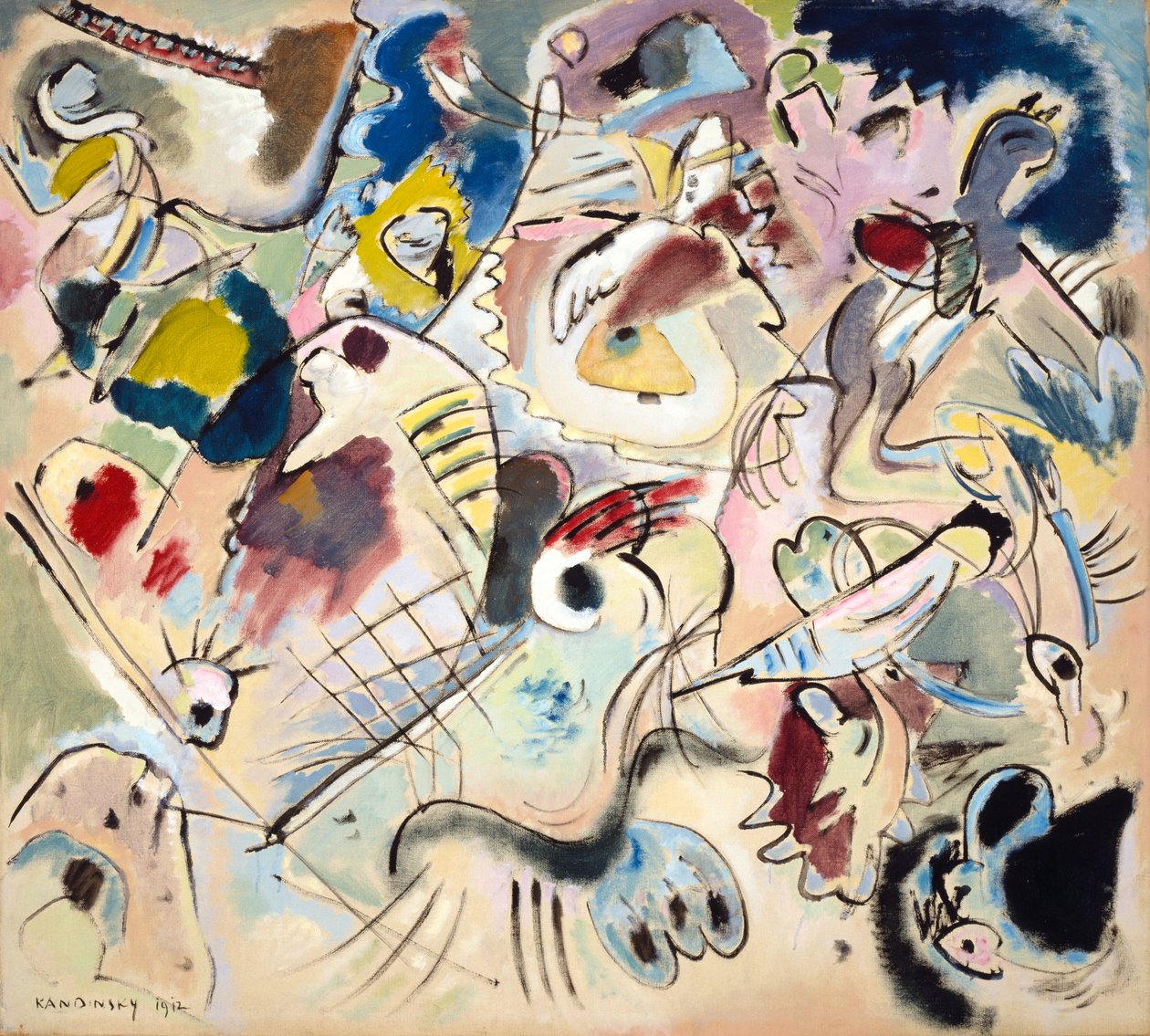 Boceto 160A de Wassily Kandinsky