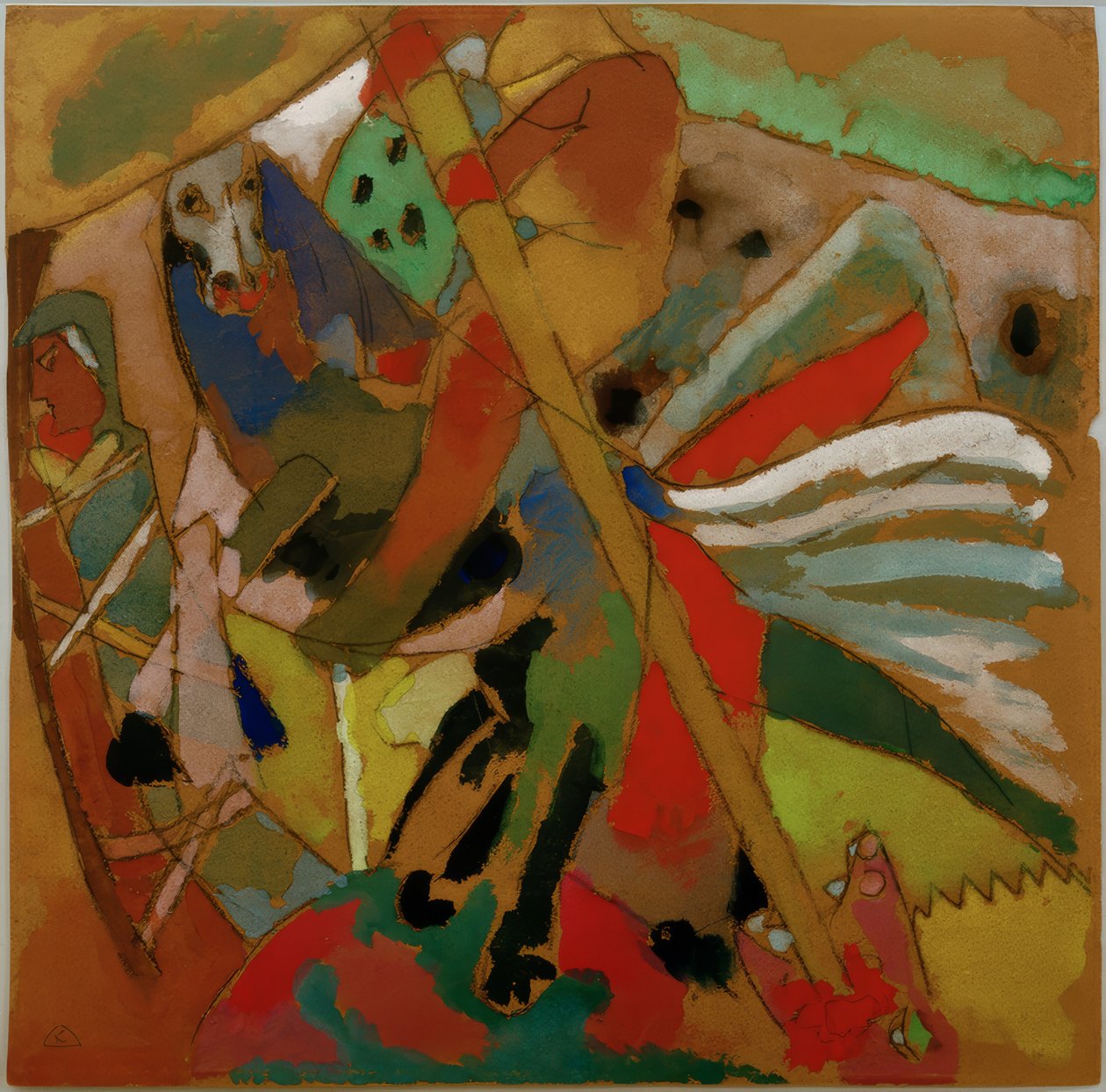 San Jorge II de Wassily Kandinsky