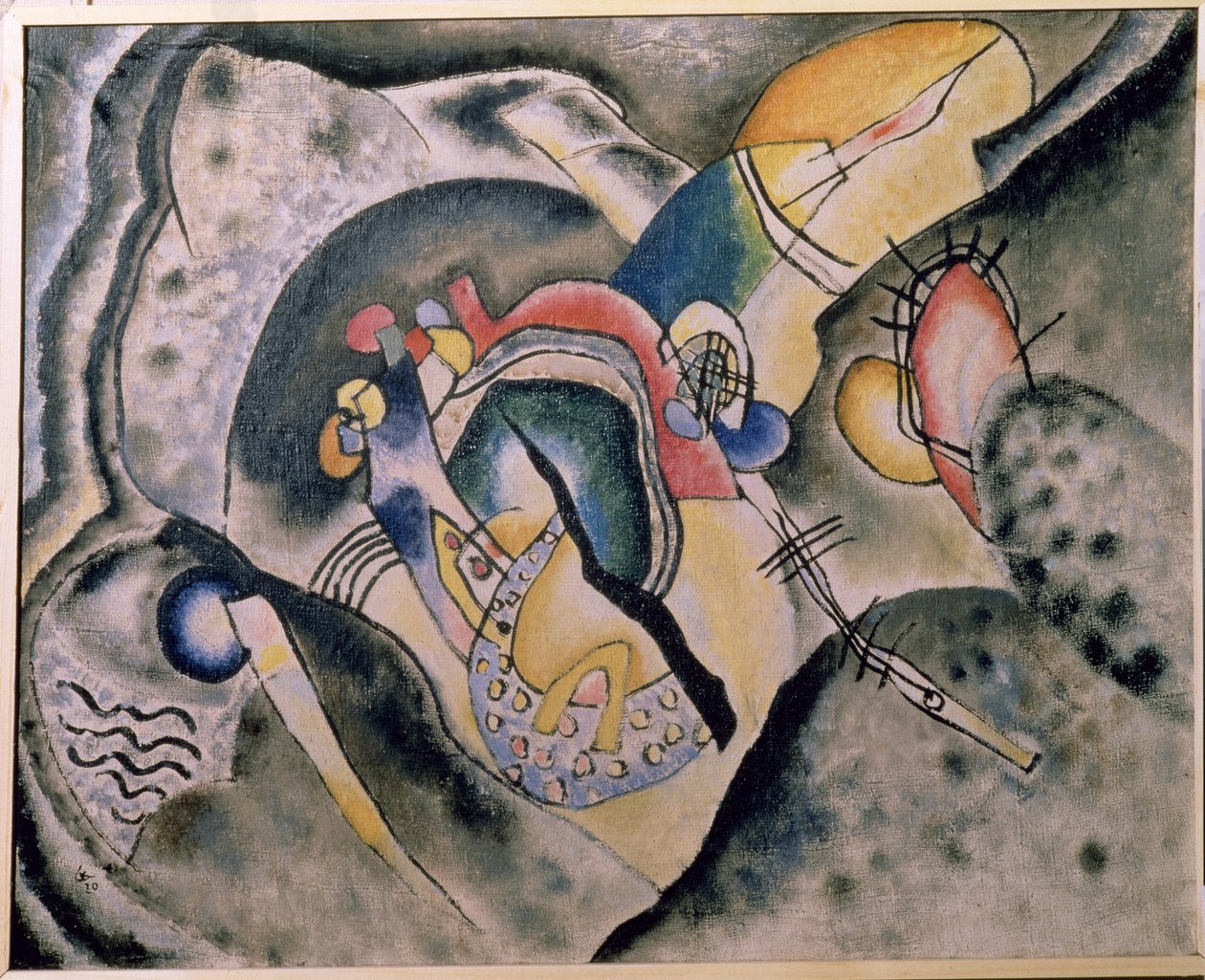 El Golpe Negro, 1920 de Wassily Kandinsky