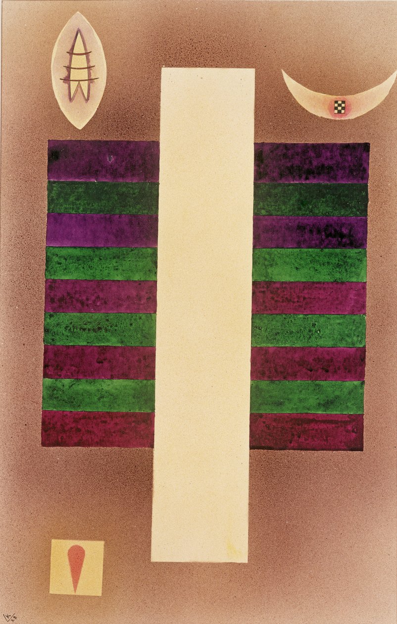 Vertical, 1928 (no. 274) de Wassily Kandinsky