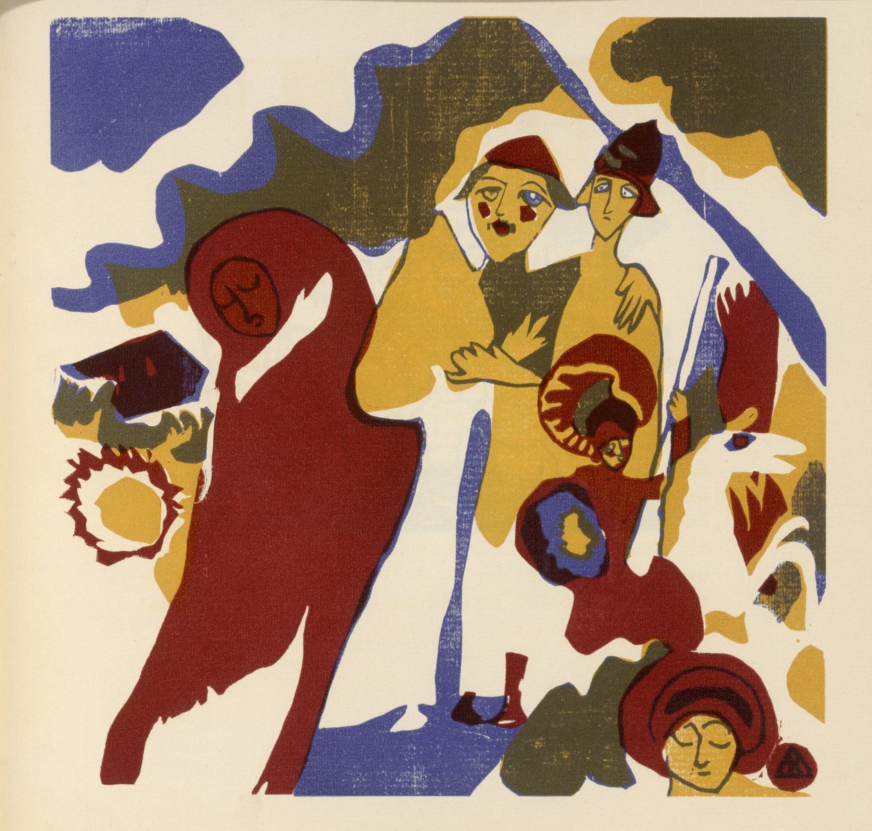 Allerheiligen (Blatt 46 aus: "Klänge") de Wassily Kandinsky
