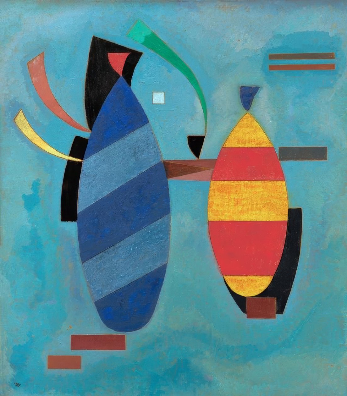 Ambos rayados de Wassily Kandinsky