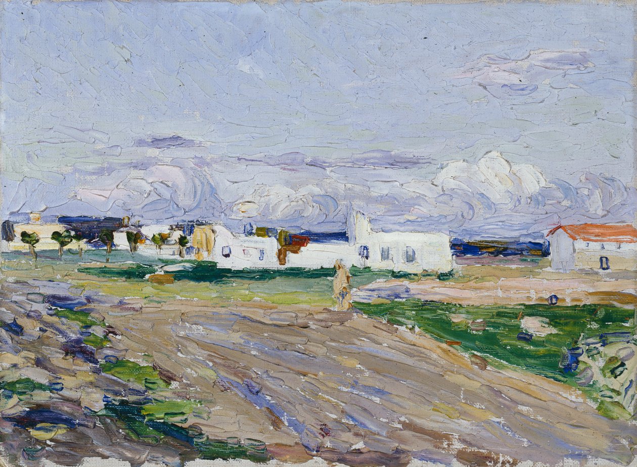 Vista desde el Hotel St Georges, Túnez de Wassily Kandinsky