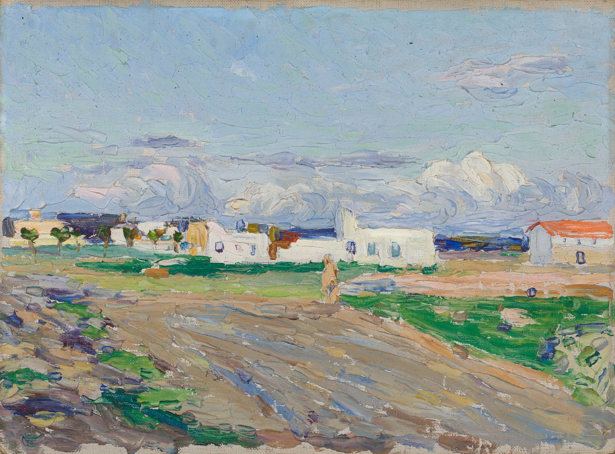 Vista desde el Hotel St. Georges, Túnez de Wassily Kandinsky