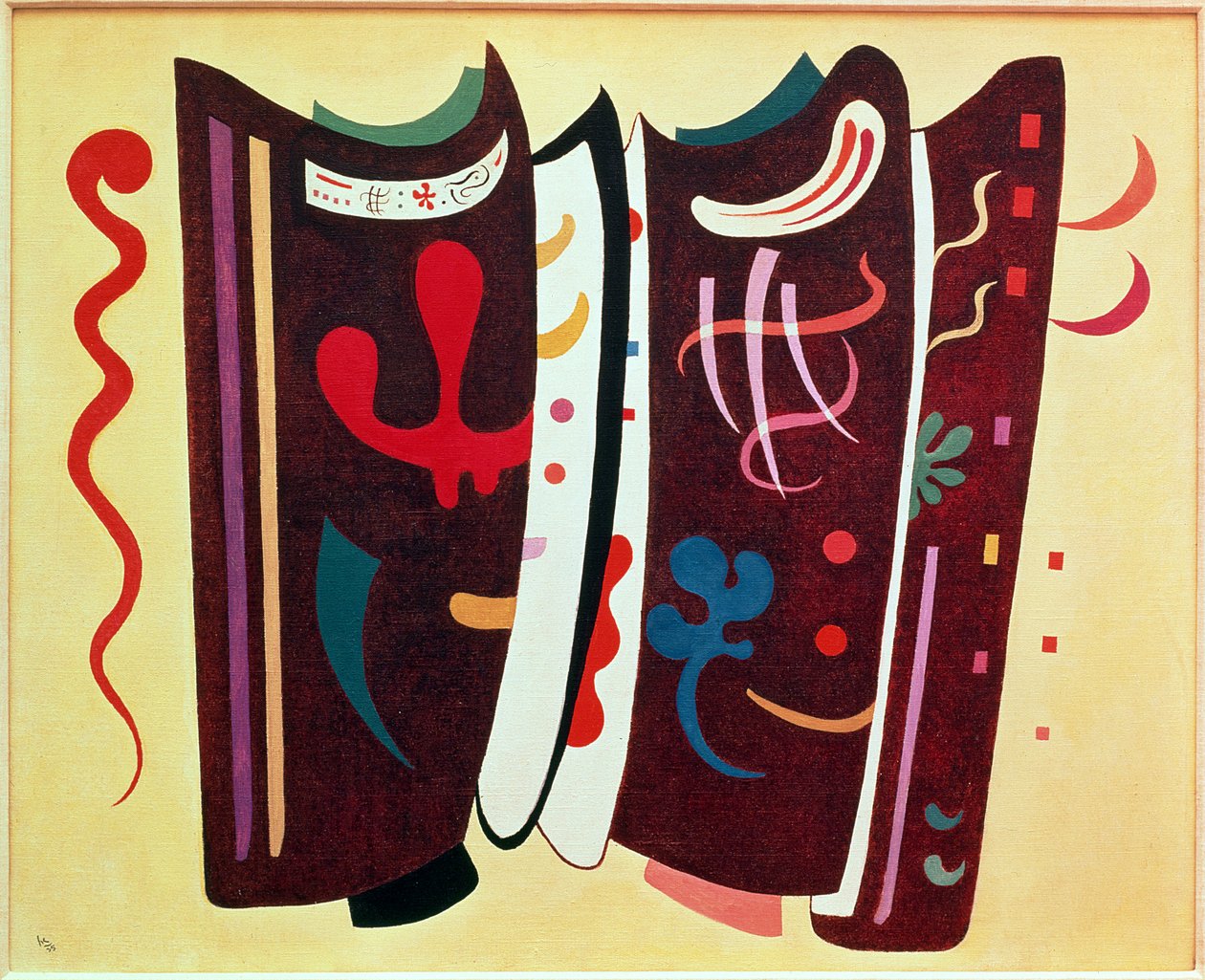 Marrón con suplemento de Wassily Kandinsky