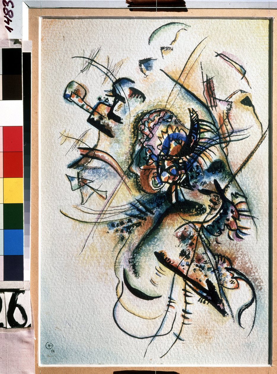Pintura ""Composición"" de Vassily Kandinsky (o Wassily Kandinsky o Kandinskyj de Wassily Kandinsky