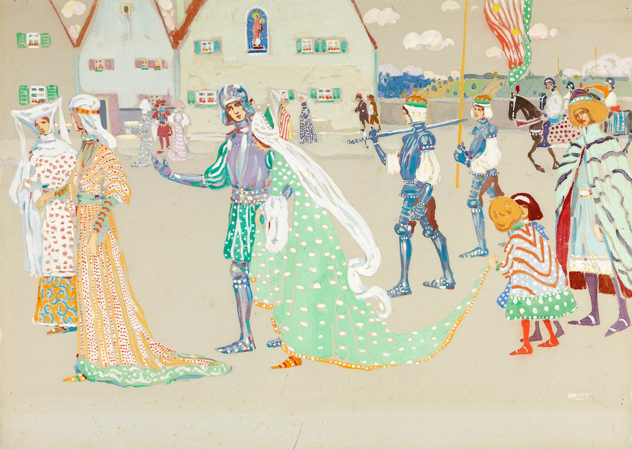 La joven pareja de Wassily Kandinsky