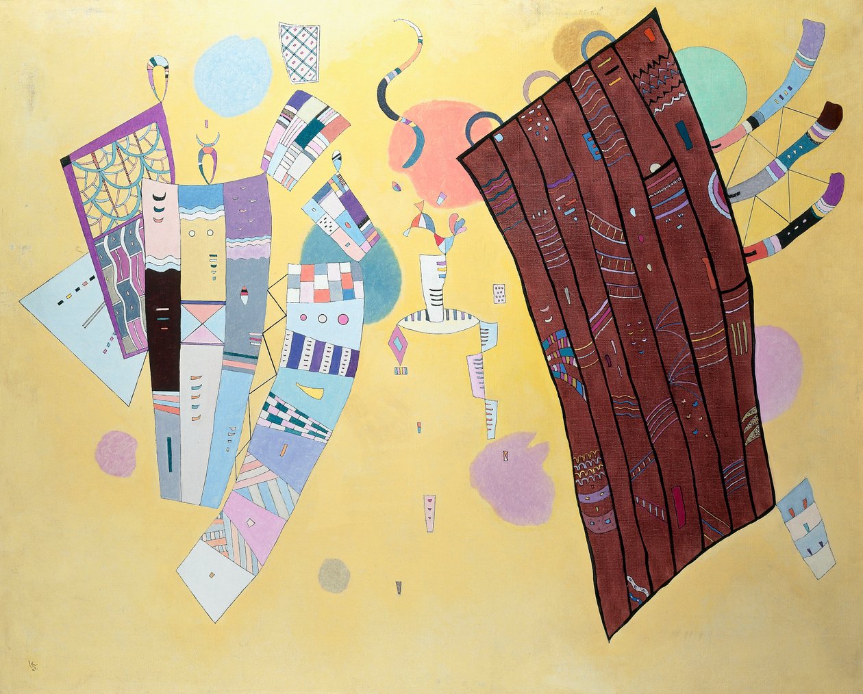 Tensiones delicadas de Wassily Kandinsky