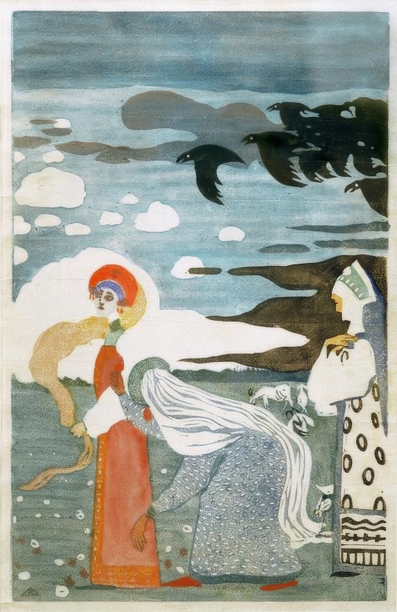 Los cuervos de Wassily Kandinsky