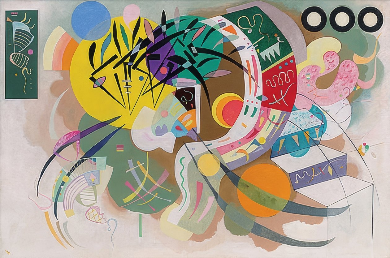 Curva dominante. 1936 de Wassily Kandinsky