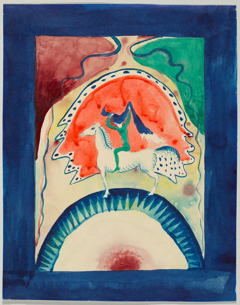 Proyecto para la cubierta del almanaque «Der Blaue Reiter» de Wassily Kandinsky