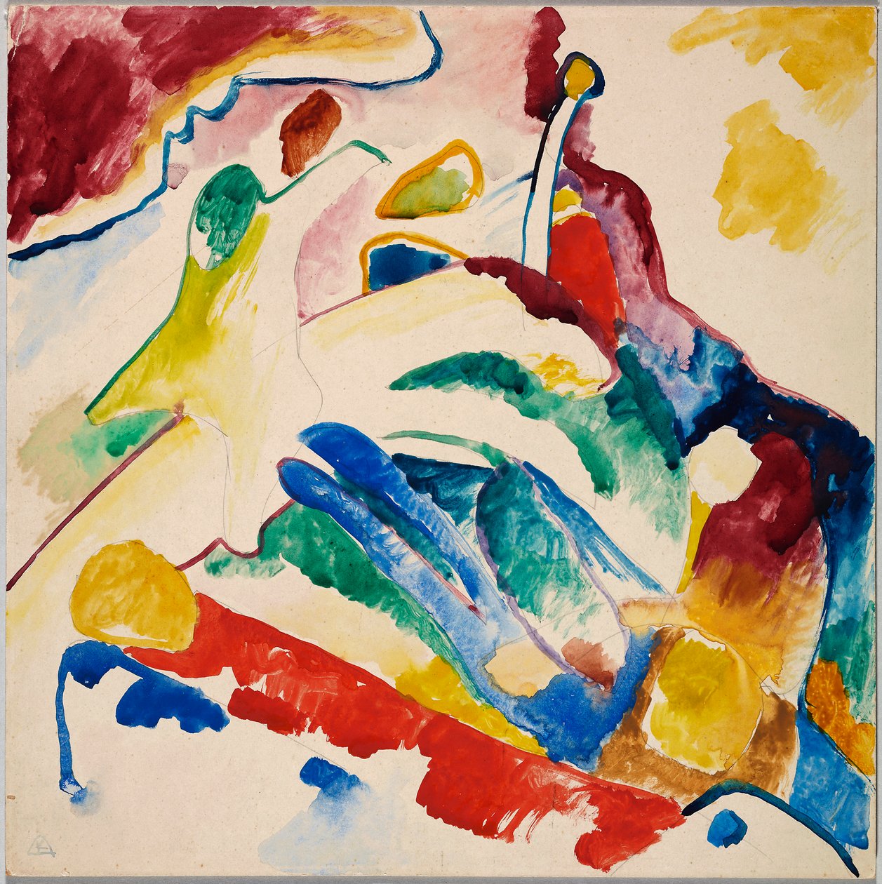 Estudio para «Composición II» de Wassily Kandinsky