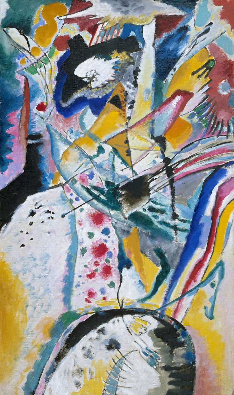 Estudio a gran escala para un mural destinado a Edwin R. Campbell (verano) de Wassily Kandinsky