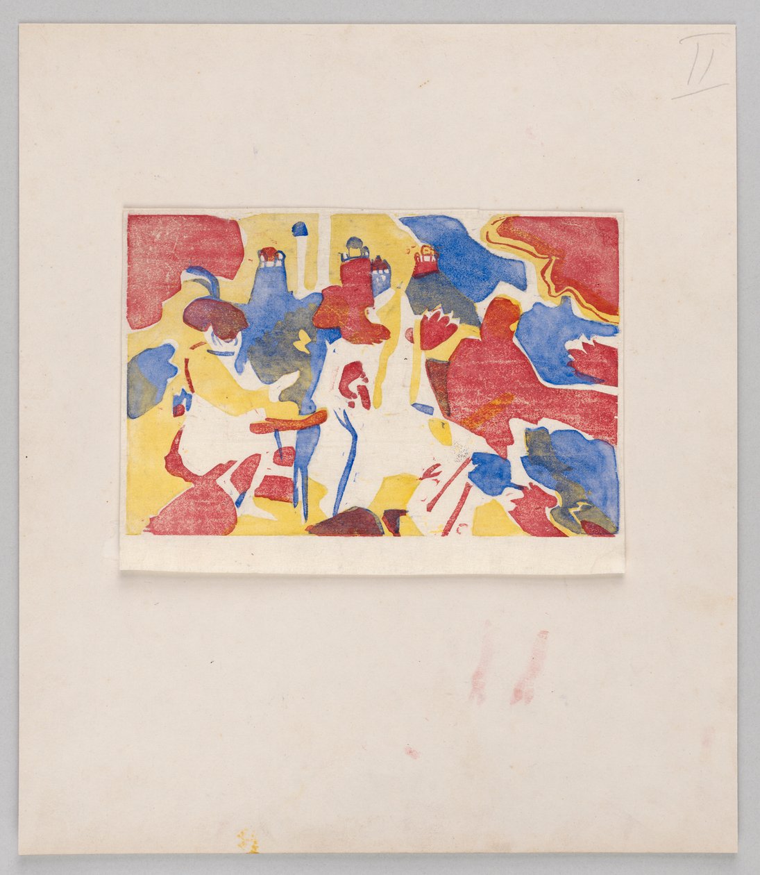 Holzschnitt zu dem Gemälde "Orientalisches" (Erster Zustand) de Wassily Kandinsky