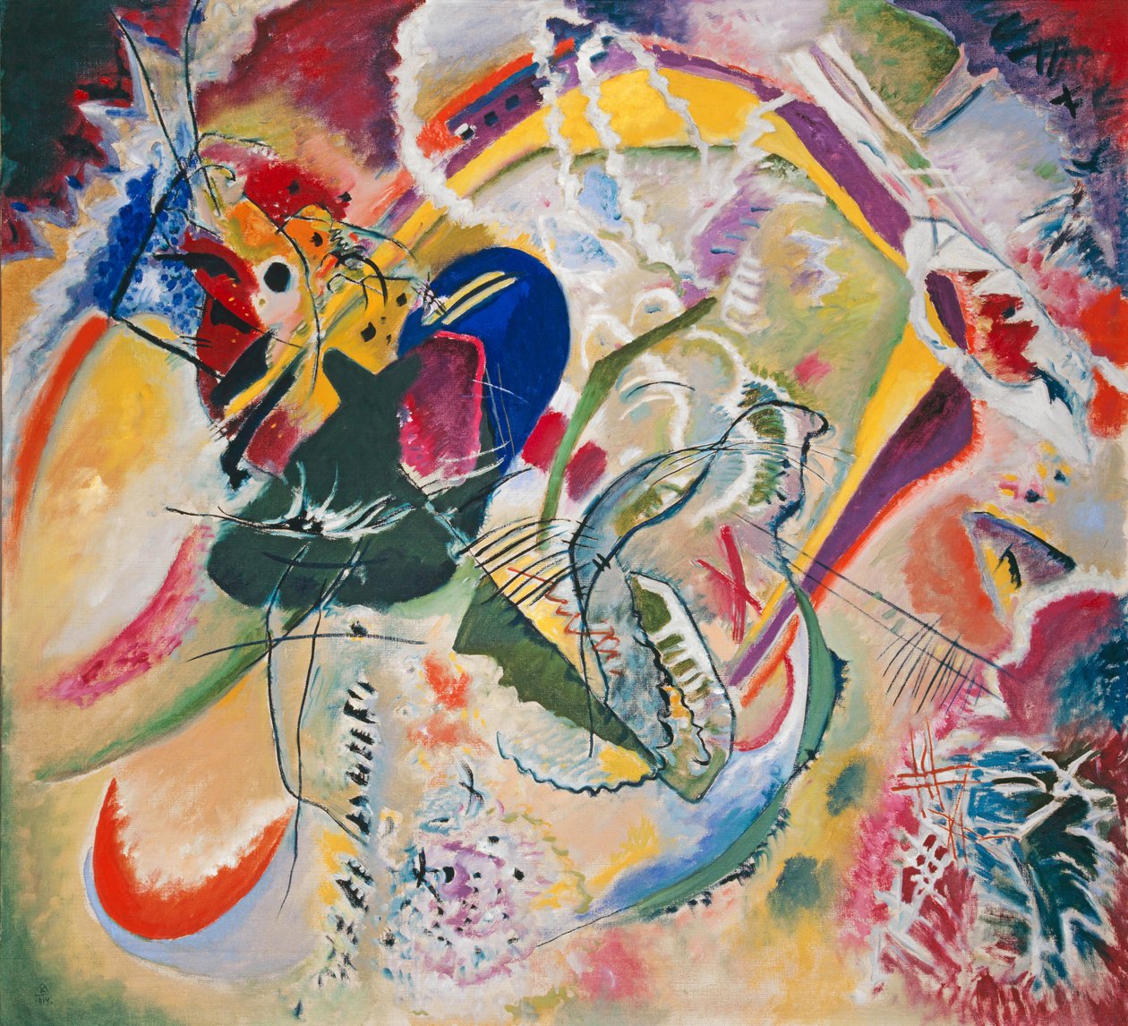 Improvisación 35, 1914 de Wassily Kandinsky