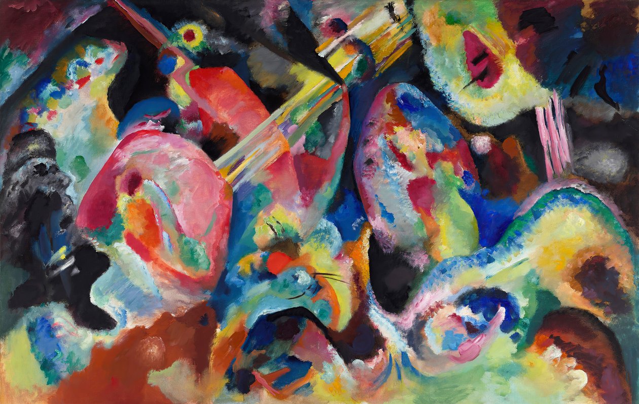 Improvisación. Diluvio, 1913 de Wassily Kandinsky