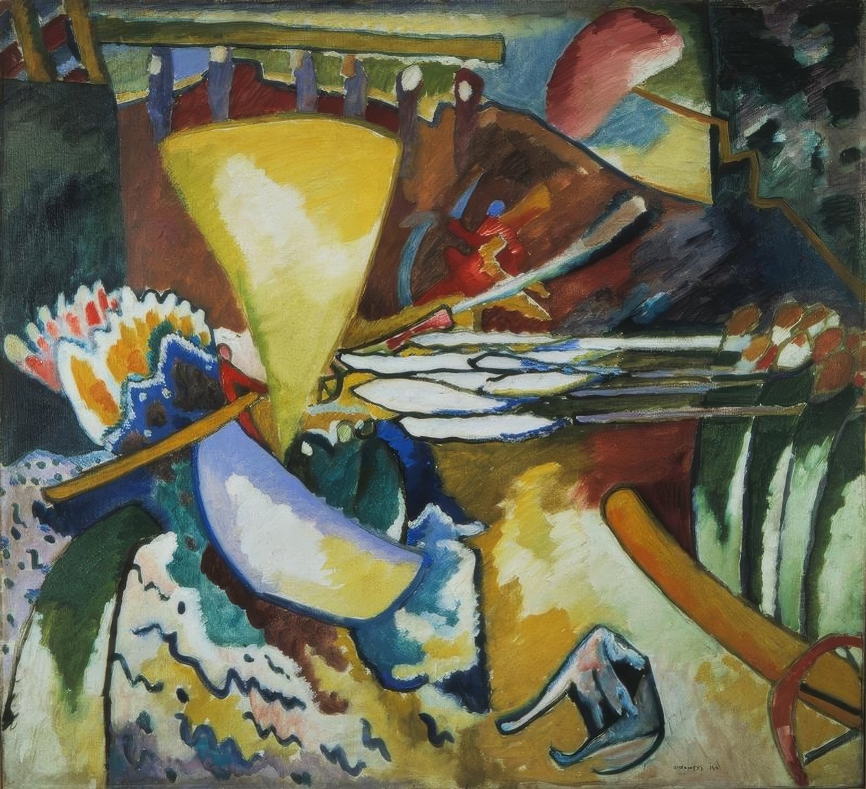 Improvisación II de Wassily Kandinsky