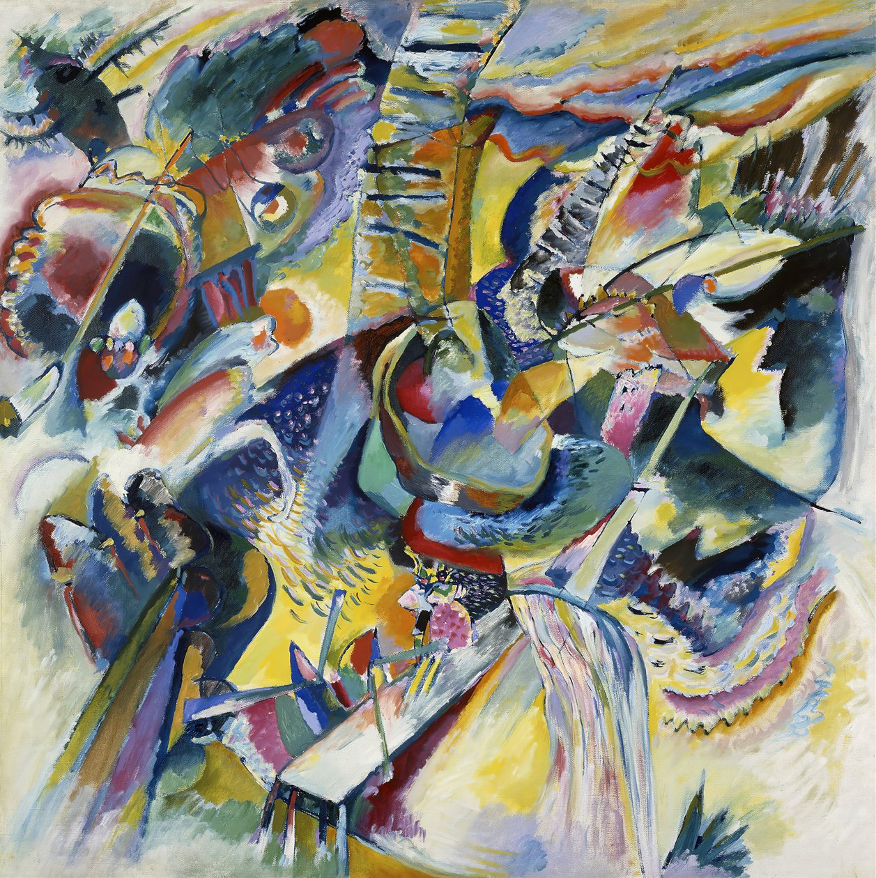 Improvisación Klamm de Wassily Kandinsky