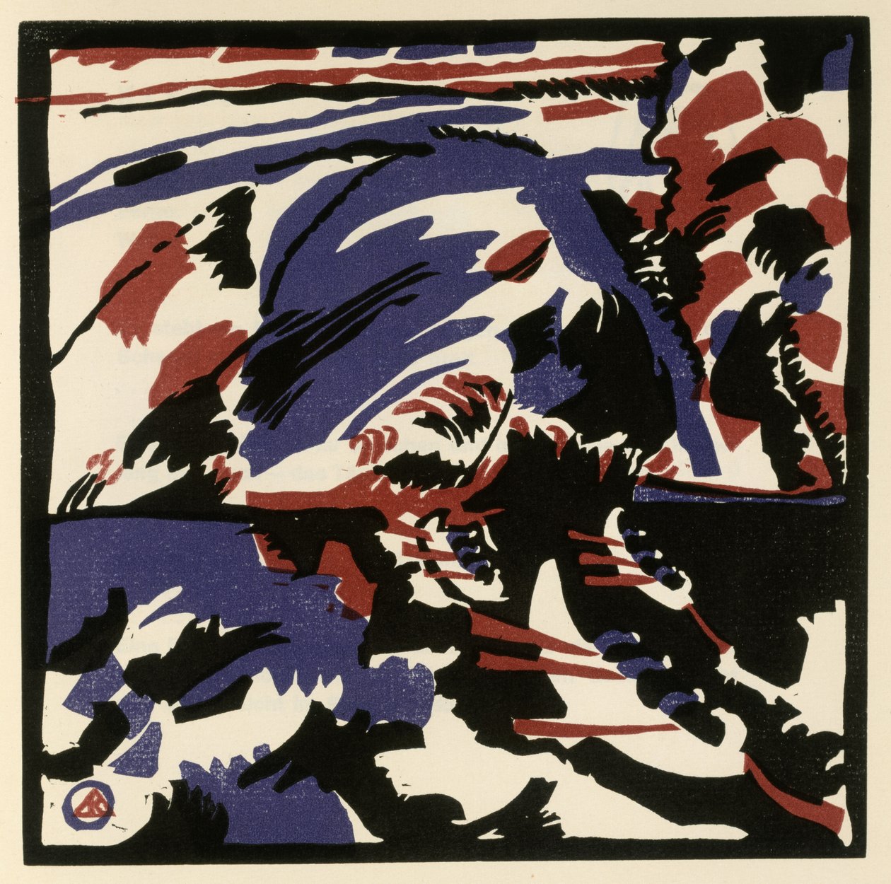 Kahnfahrt (Blatt 28 aus: "Klänge") de Wassily Kandinsky