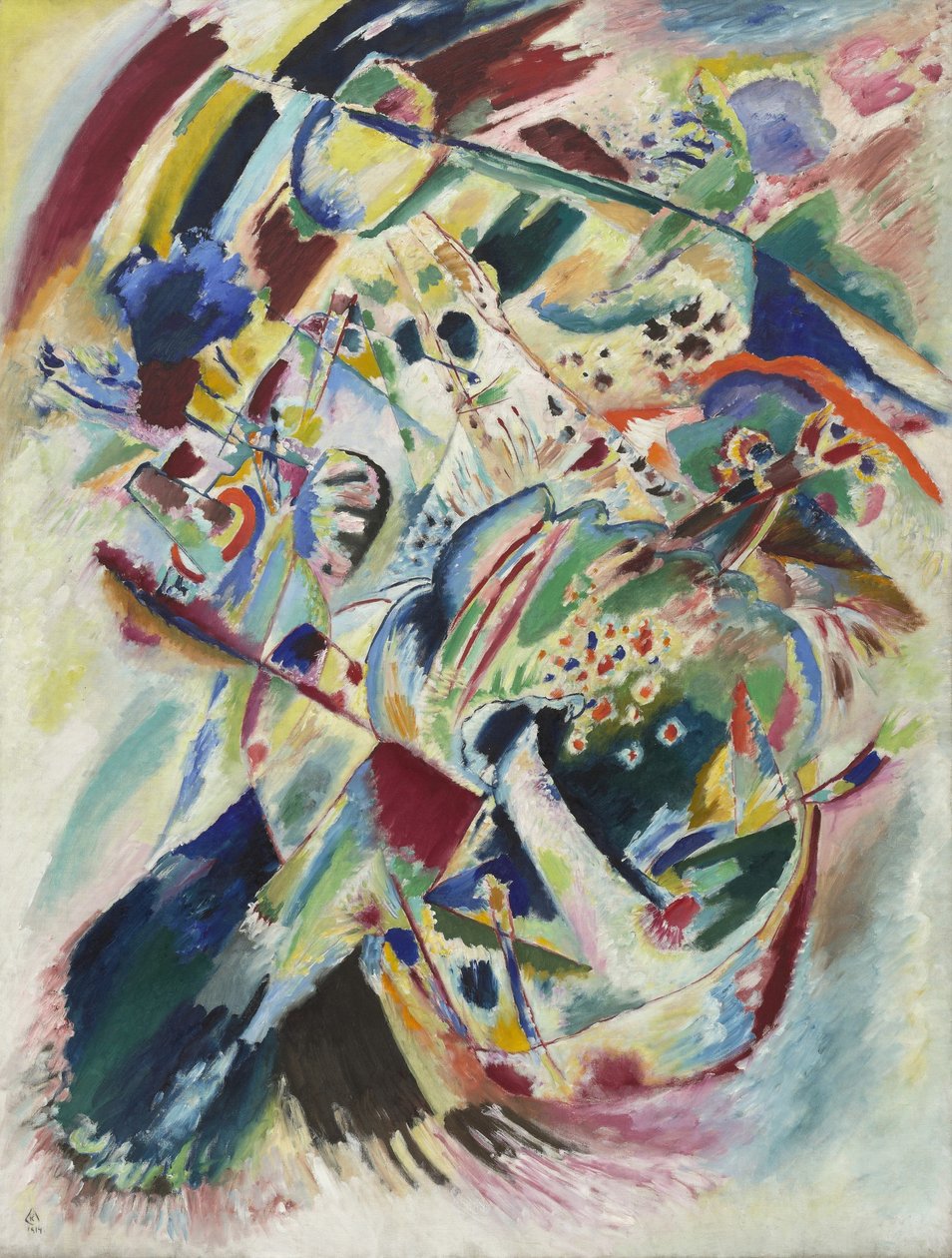 Kandinsky - Panel para Edwin R. Campbell nº 4, 1914 de Wassily Kandinsky