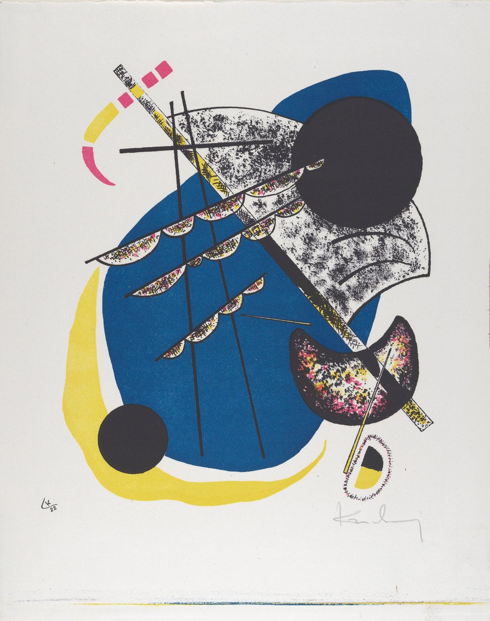 Kleine Welten II (Pequeños mundos II), 1922 de Wassily Kandinsky