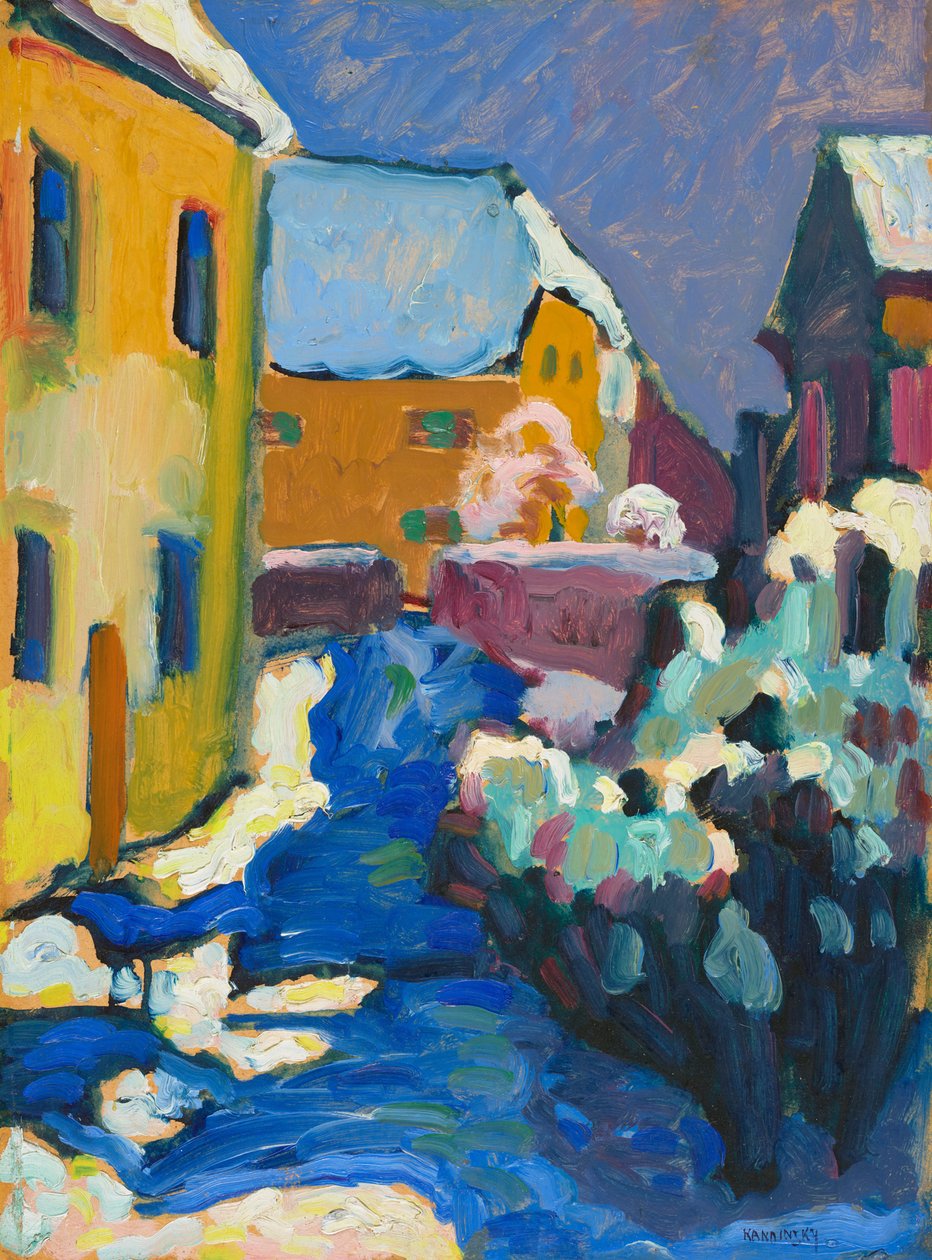 Kochel - Cementerio y casa parroquial de Wassily Kandinsky