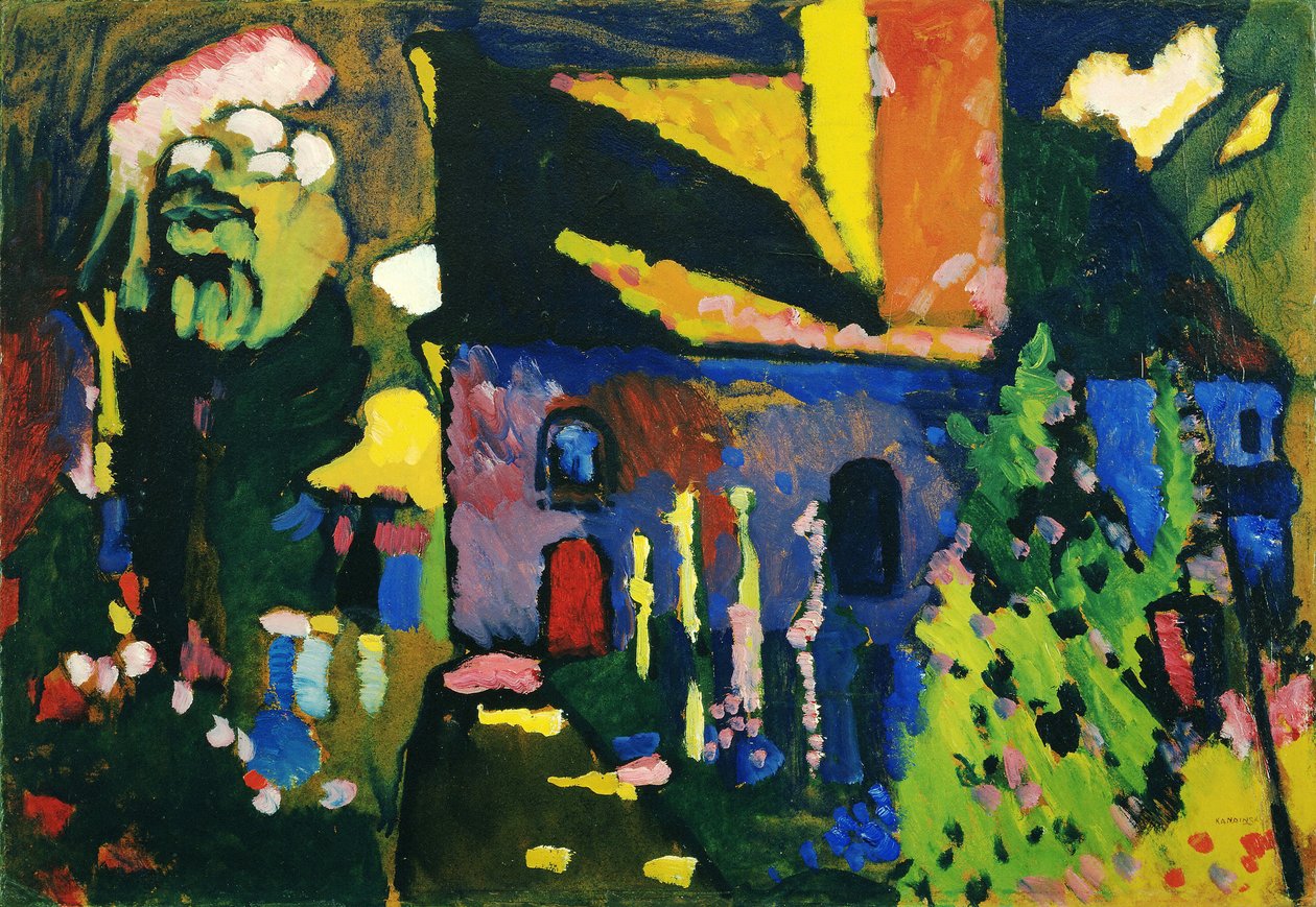 La iglesia de Murnau de Wassily Kandinsky