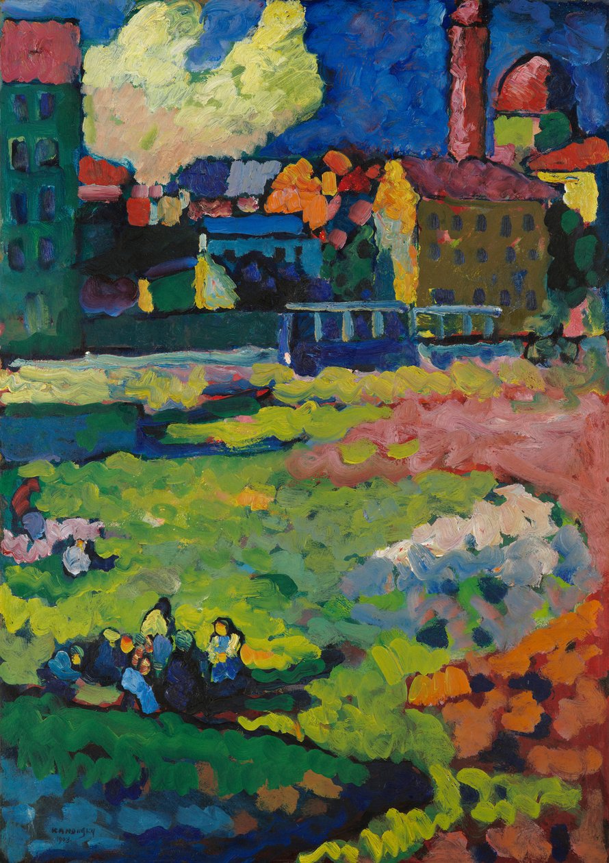 Múnich – A las afueras de la ciudad de Wassily Kandinsky