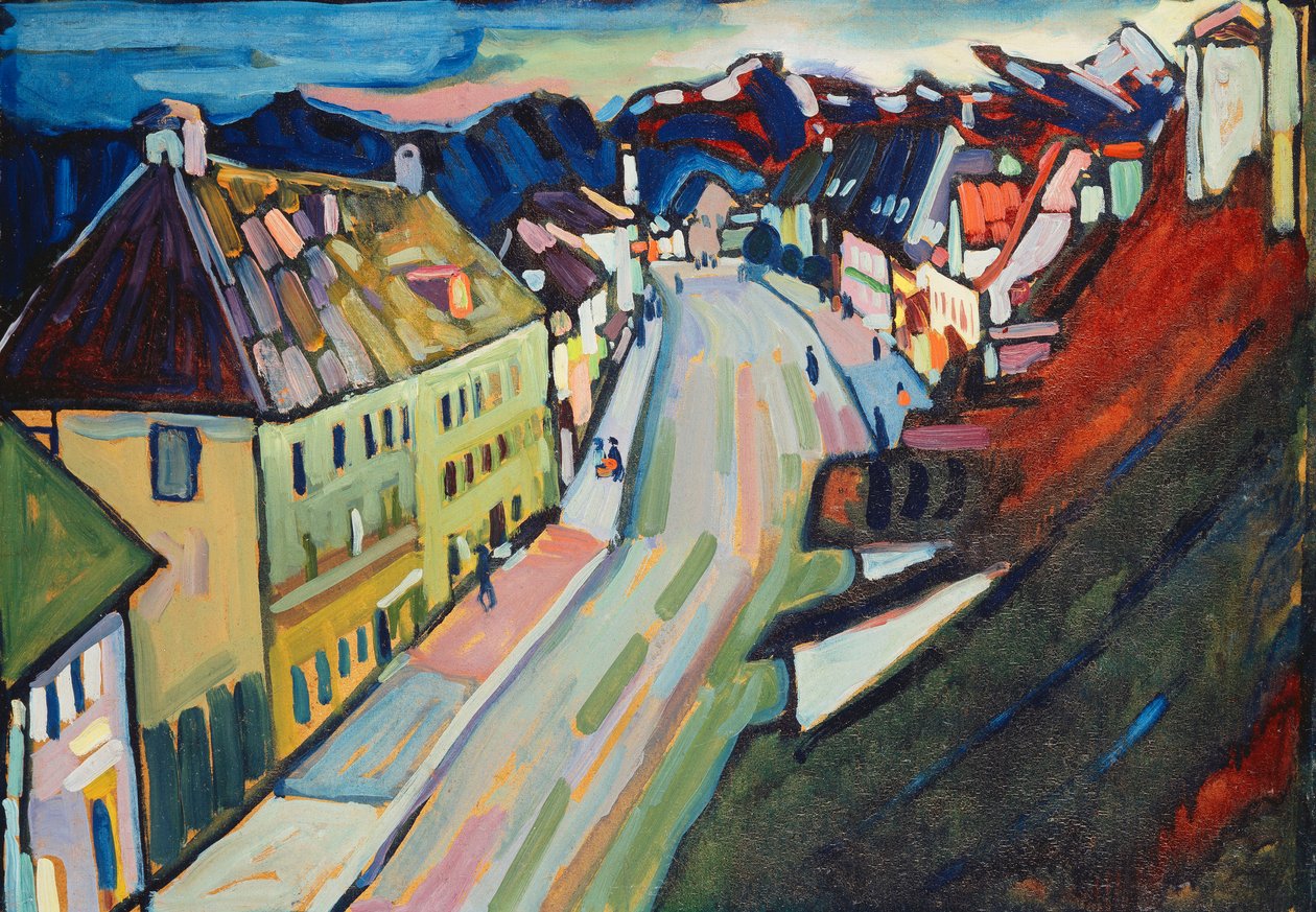 Murnau-Mercado Superior de Wassily Kandinsky