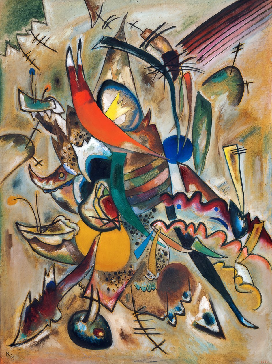 Pintura con puntos de Wassily Kandinsky