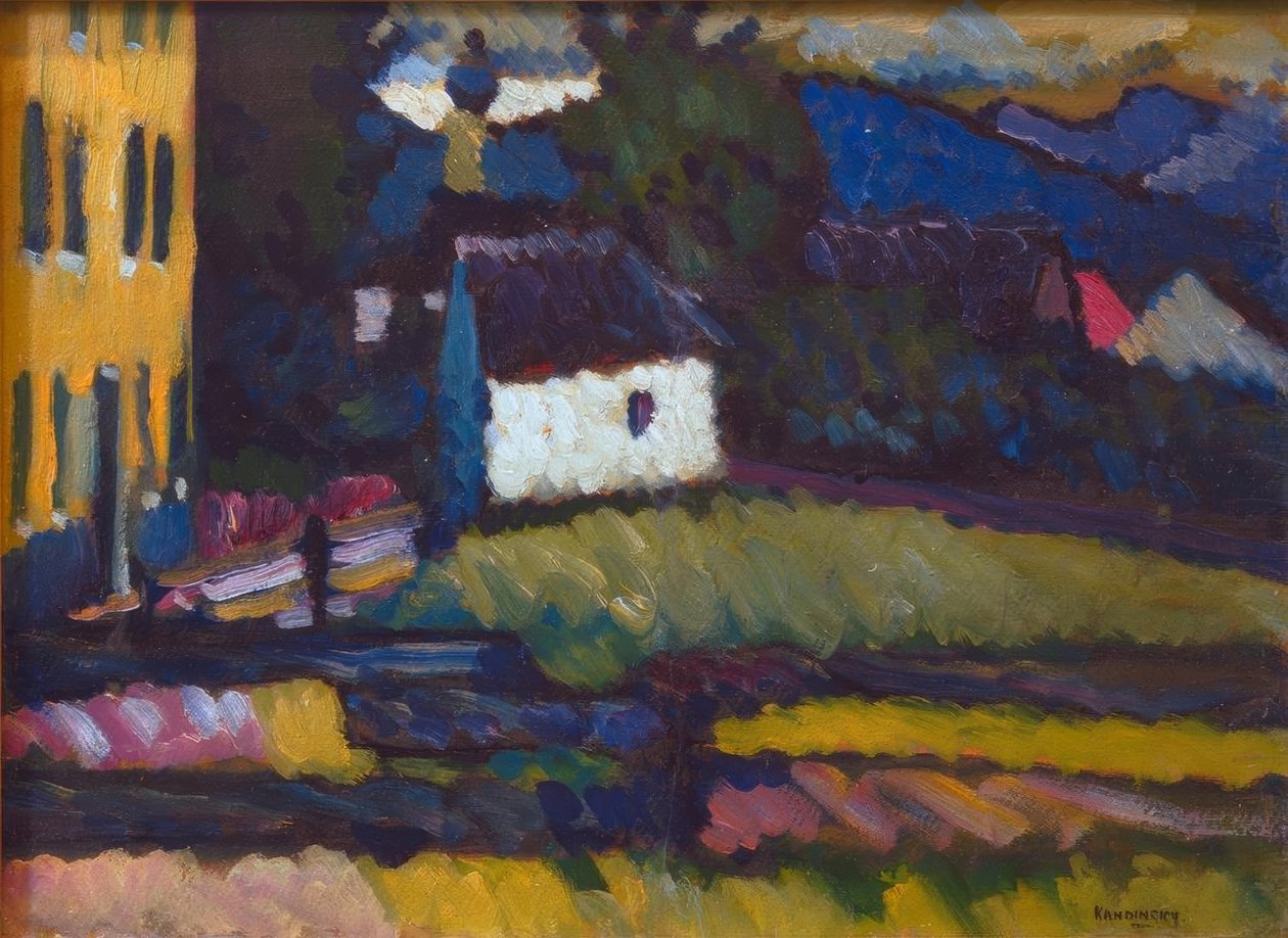 Capilla de San Pedro en Murnau de Wassily Kandinsky