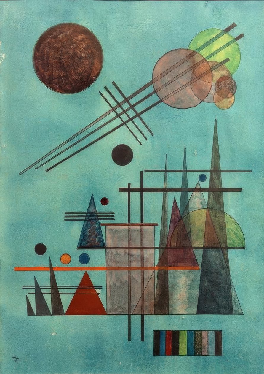Horizontal y vertical de Wassily Kandinsky