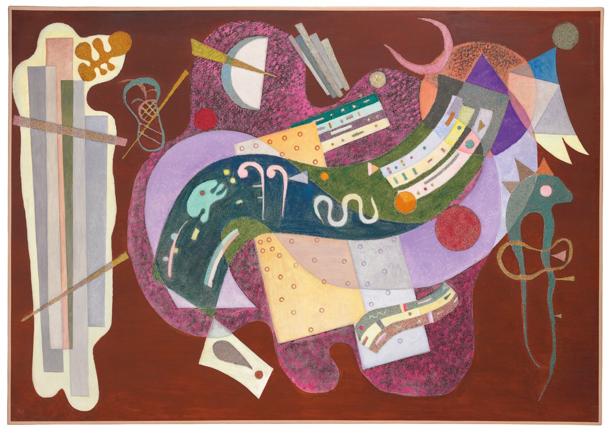 Rígido y curvado de Wassily Kandinsky