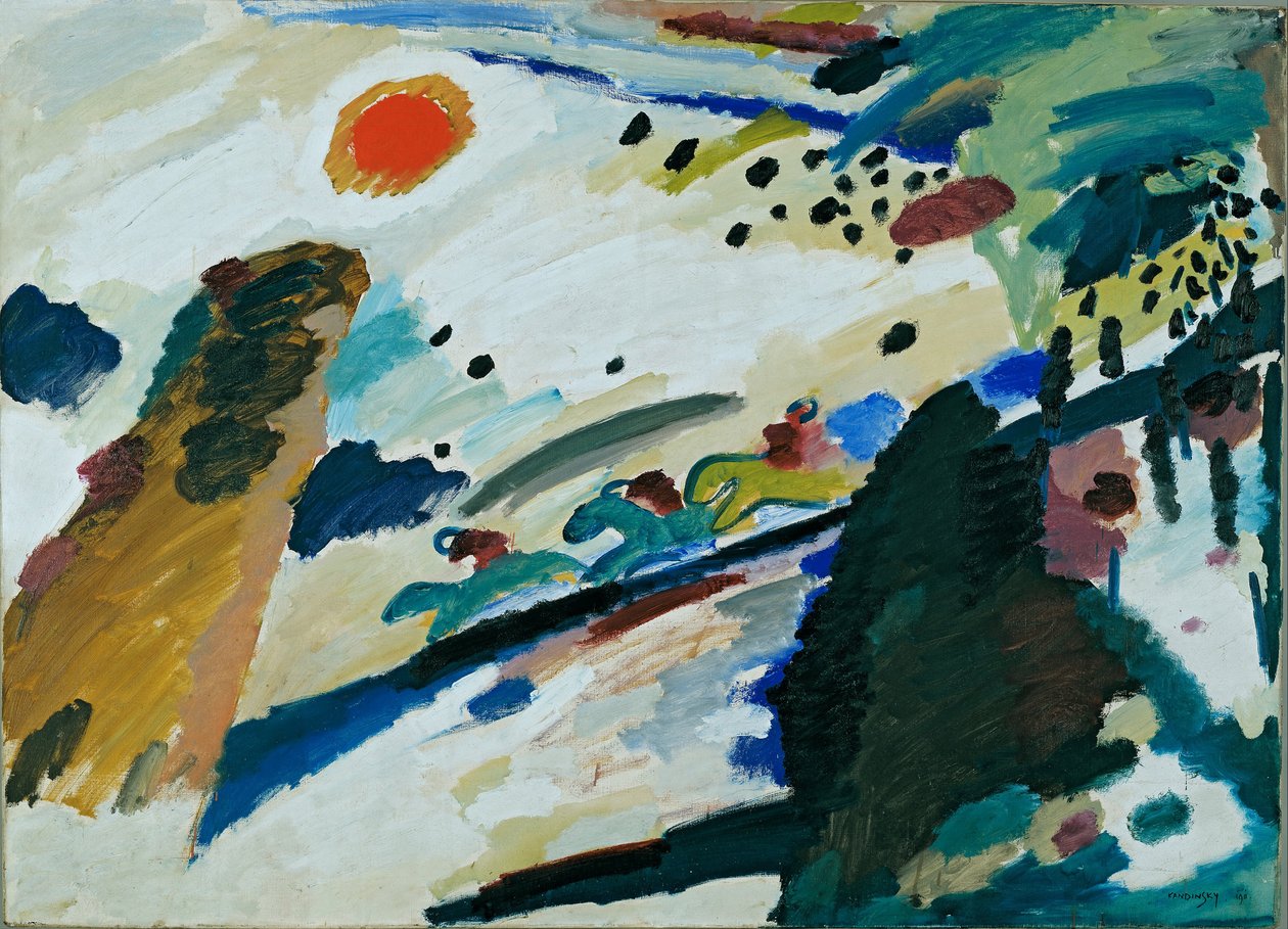 Paisaje romántico de Wassily Kandinsky